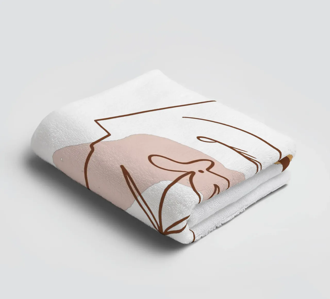 Summer Line No 01 (Without Background) toalla de baño de treechild