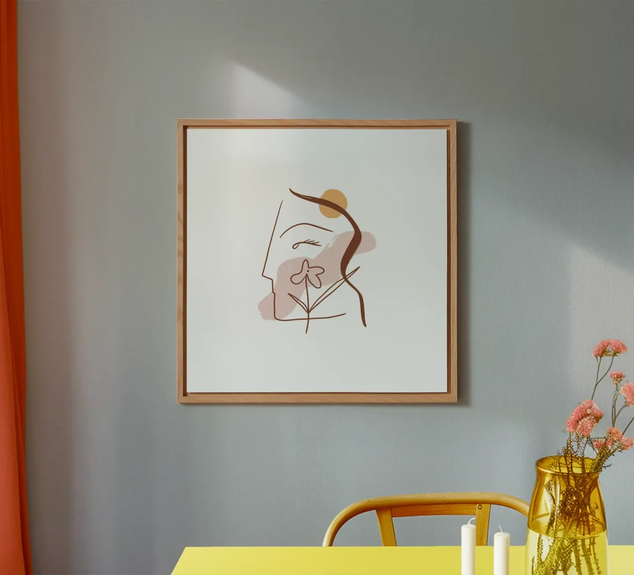 Summer Line No 01 (Without Background) alluminio dibond da treechild