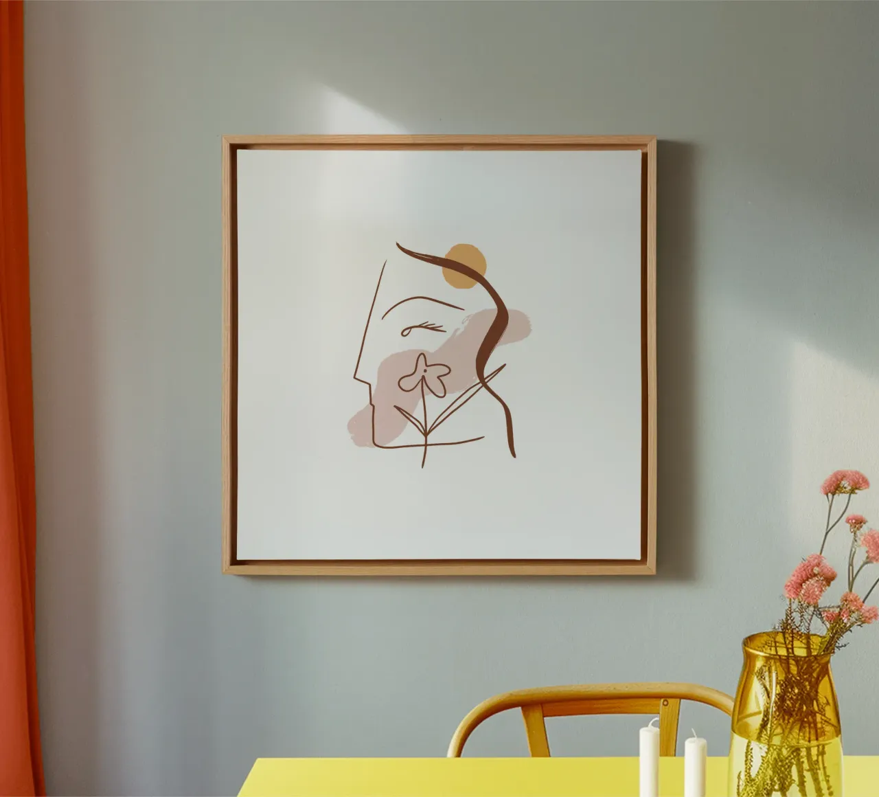 Summer Line No 01 (Without Background) tela da treechild