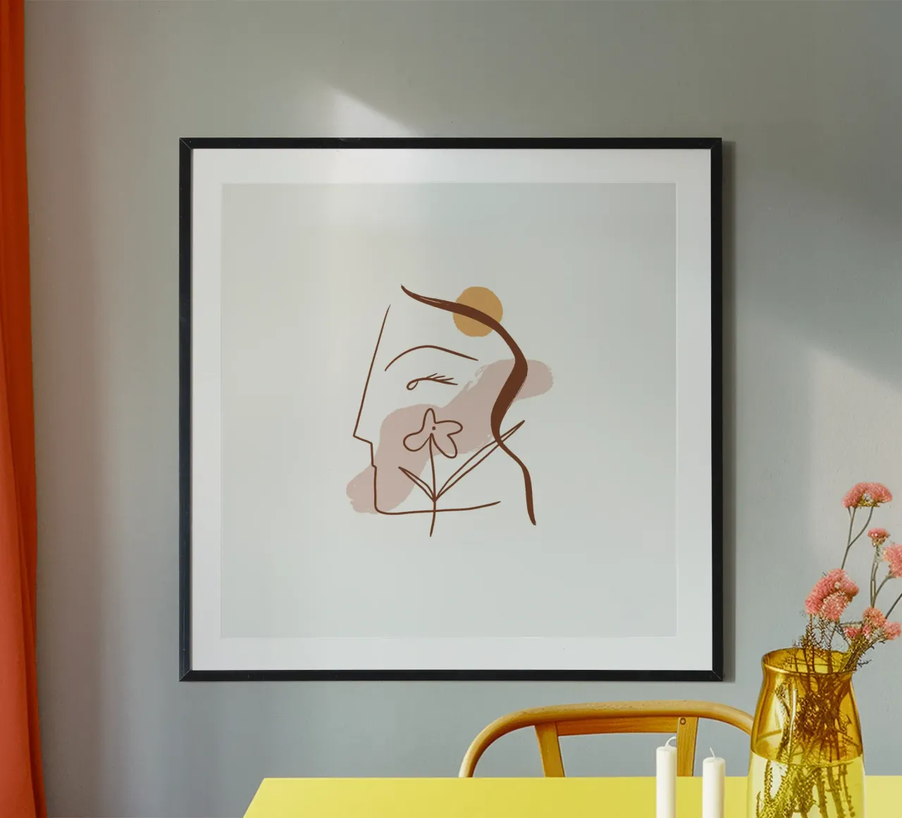 Summer Line No 01 (Without Background) carta hahnemühle da treechild