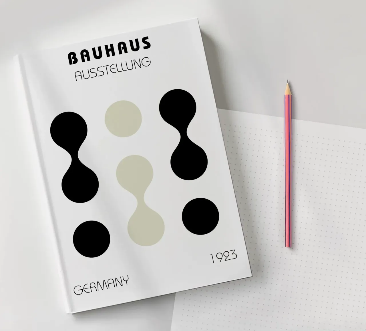 Bauhaus drop geometry 1923 notebook by Studio Vibe