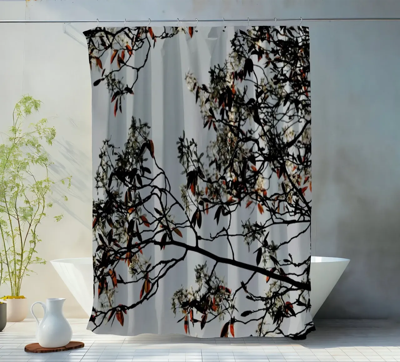Grafic Spring And Flower Mood tenda da doccia da Studio Nahili