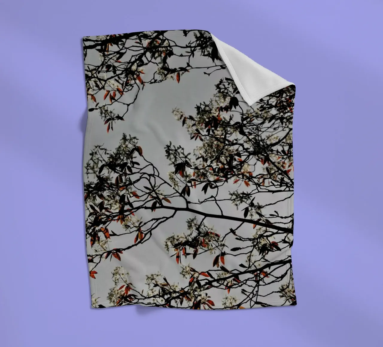Grafic Spring And Flower Mood Fleecedecke von Studio Nahili