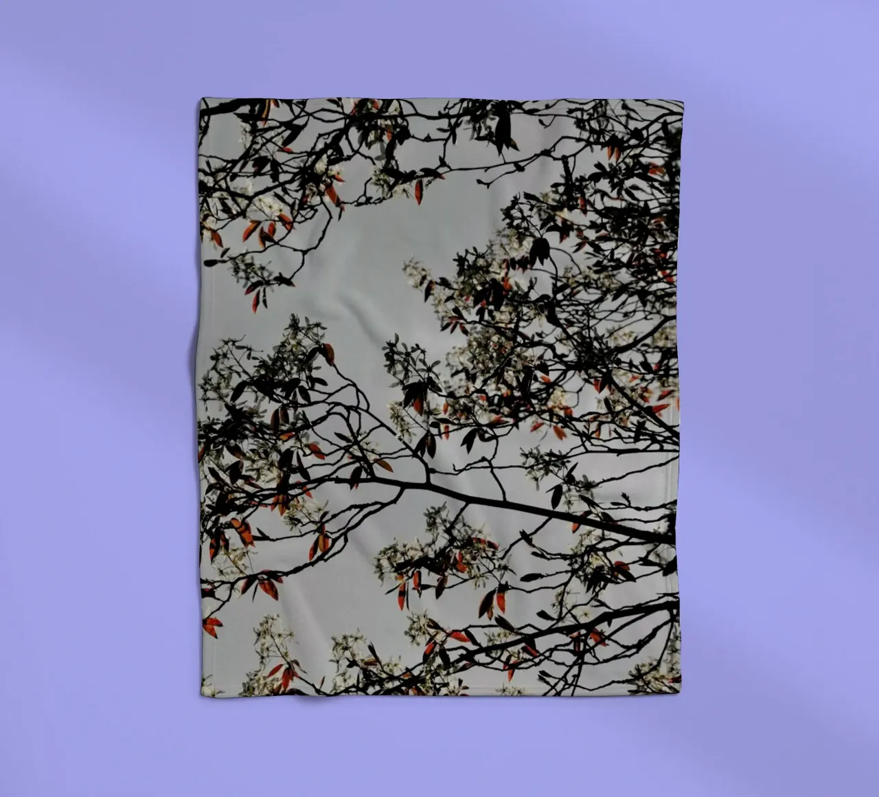 Grafic Spring And Flower Mood Fleecedecke von Studio Nahili