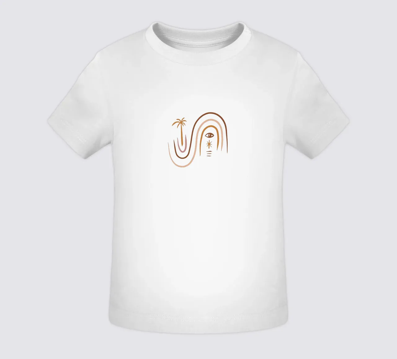 Summer Line No 03 (Without Background) maglietta neonato da treechild