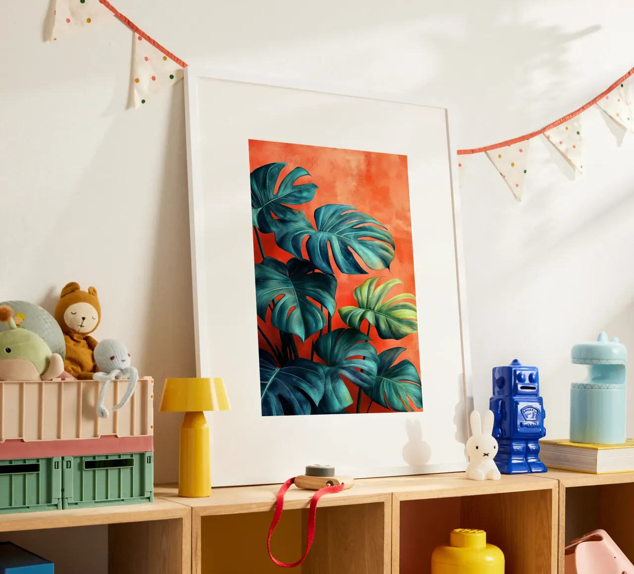 Foglie di Monstera poster da Justyna Jaszke JBJart