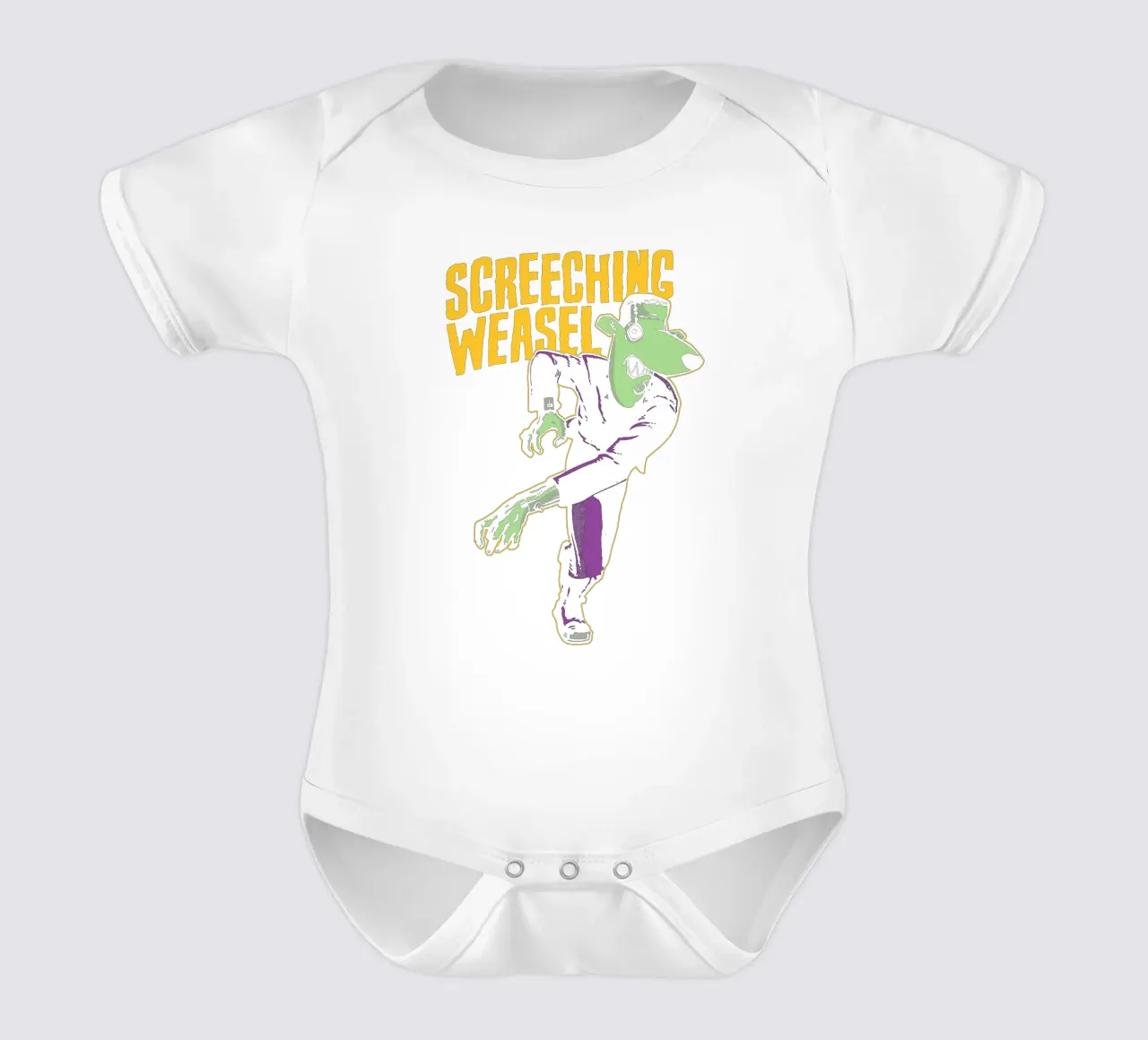 Screeching Weasel - Frankenstein babyrompertje korte mouwen van myxzyptlx