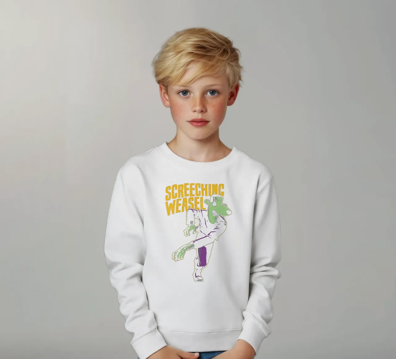 Screeching Weasel - Frankenstein sudadera para niño de myxzyptlx