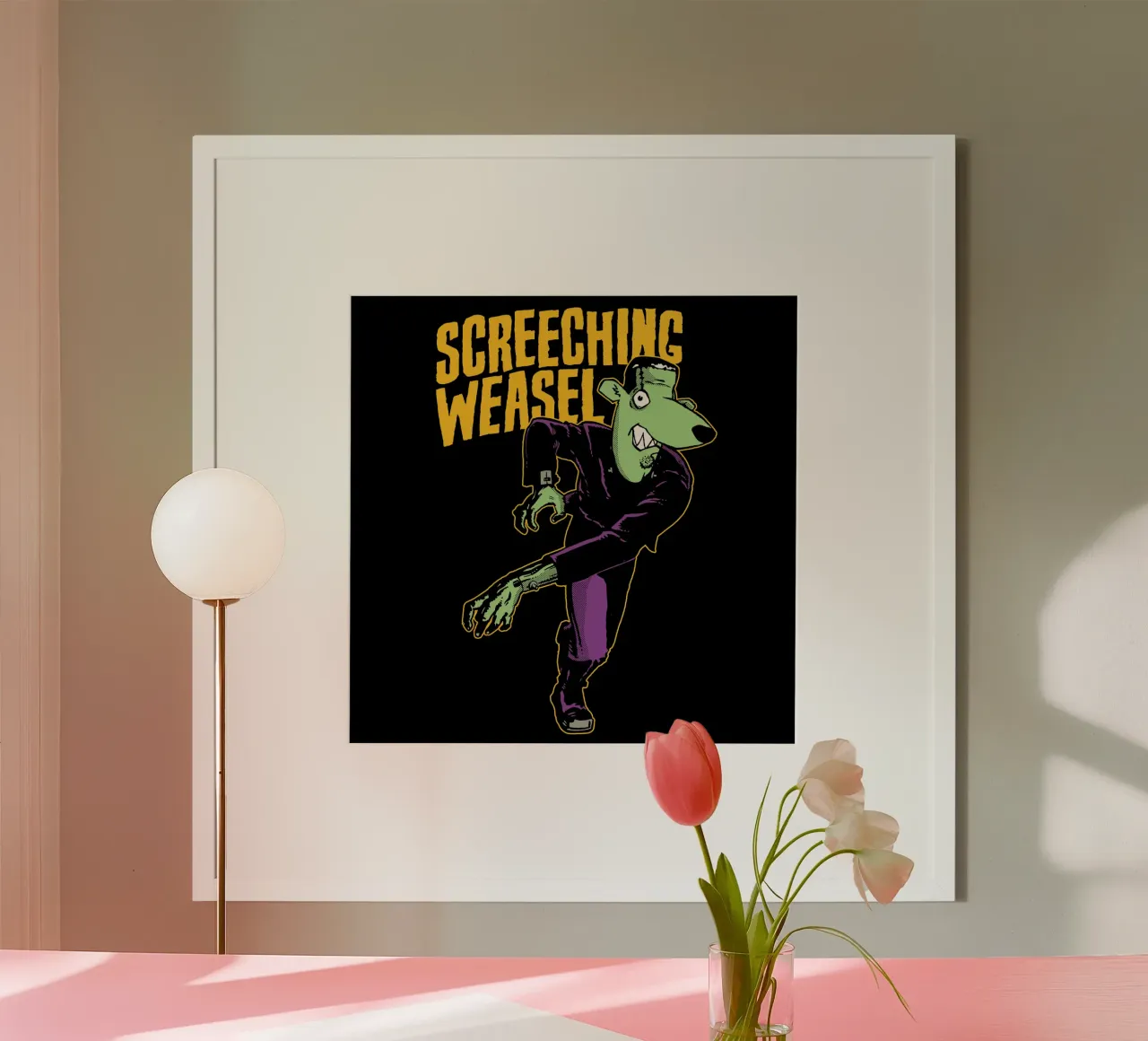 Screeching Weasel - Frankenstein hahnemühle van myxzyptlx