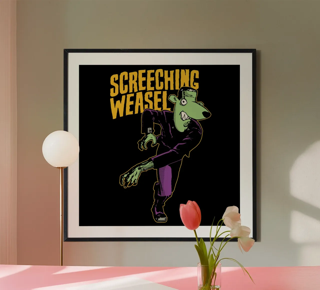 Screeching Weasel - Frankenstein hahnemühle van myxzyptlx