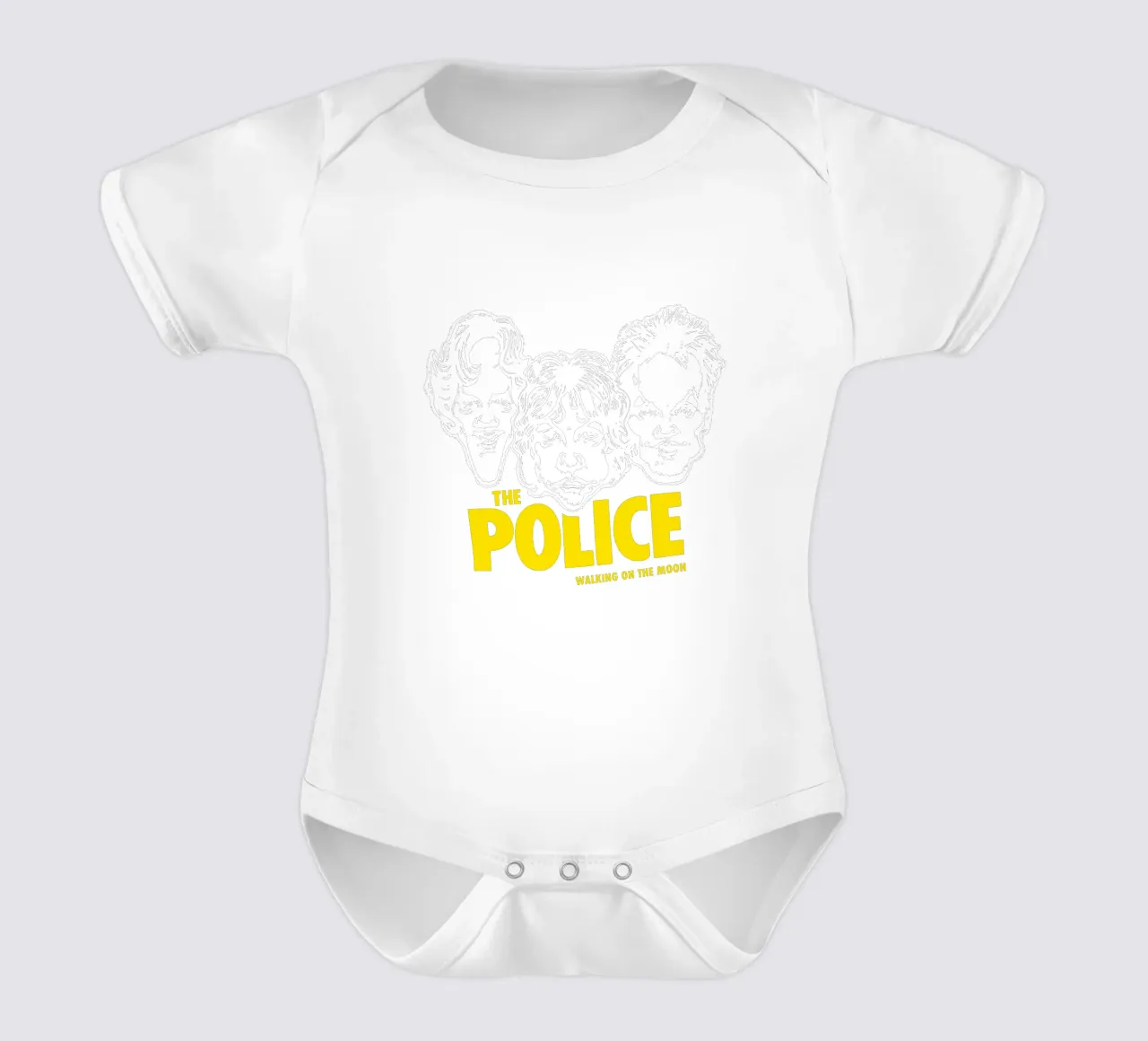 The Police - Walking On The Moon body neonato maniche corte da myxzyptlx