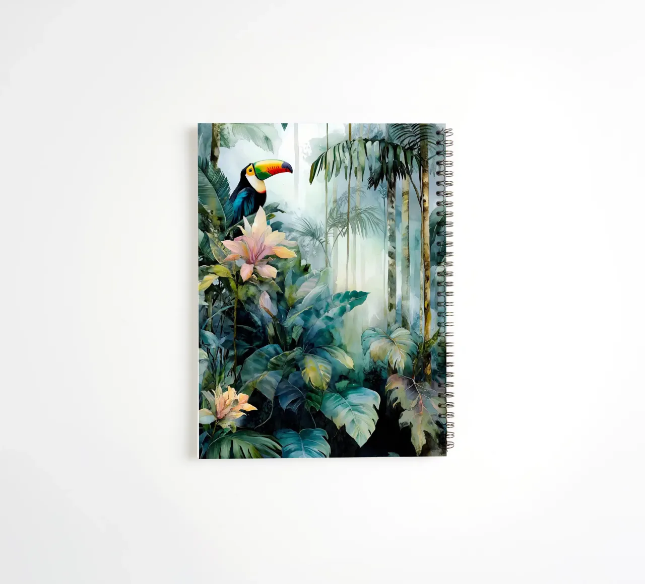 Toucan et jungle carnet à spirale de Justyna Jaszke JBJart