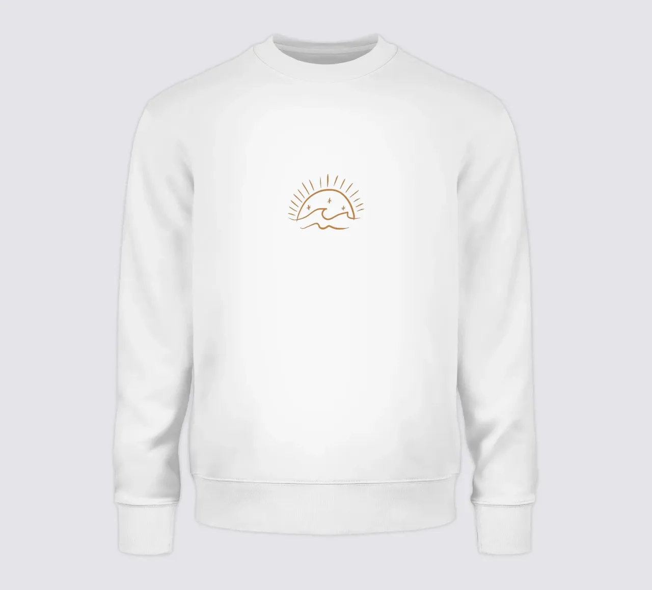 Summer Line No 04 (Without Background) Sweatshirt von treechild