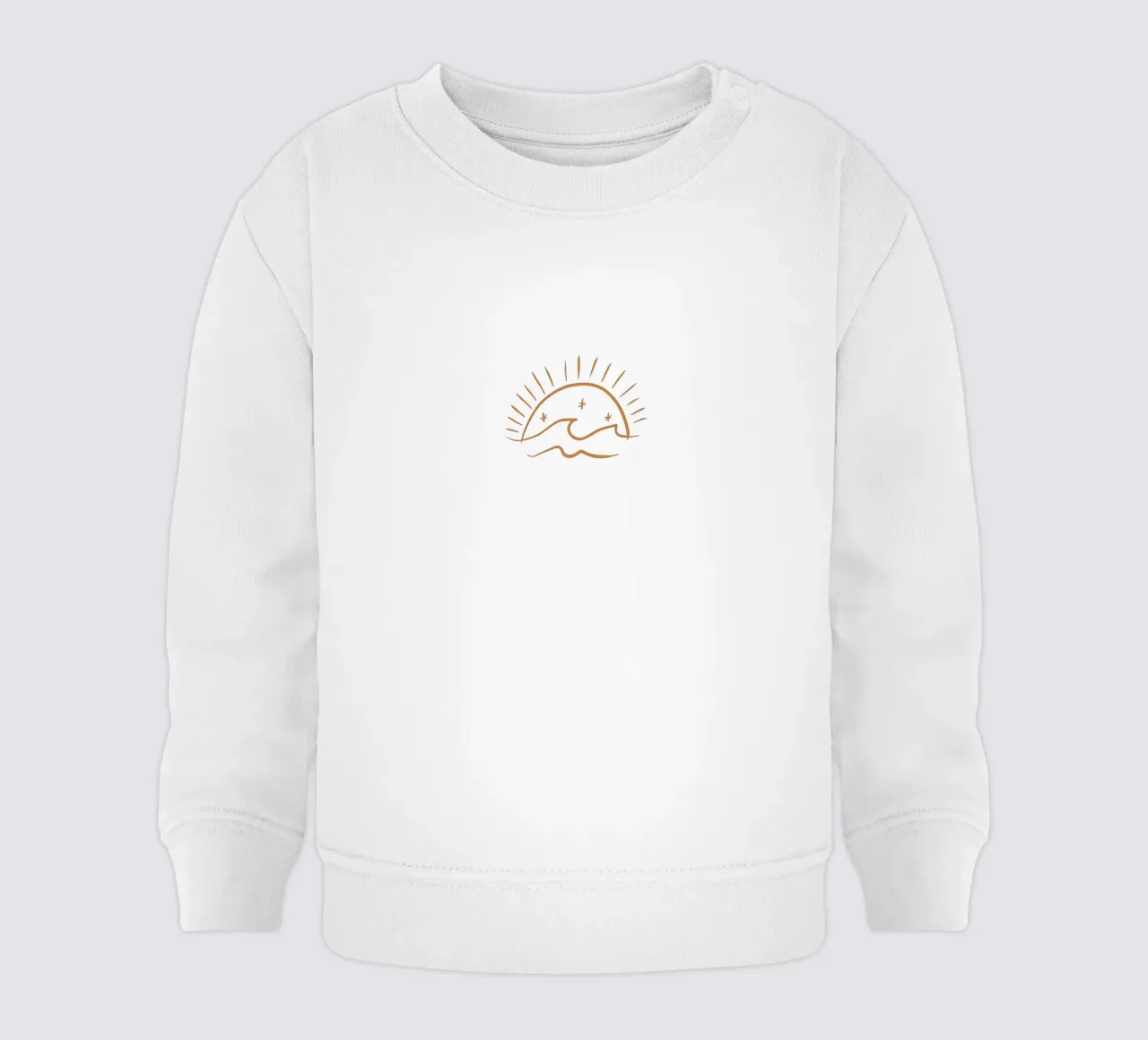 Summer Line No 04 (Without Background) felpa neonato da treechild