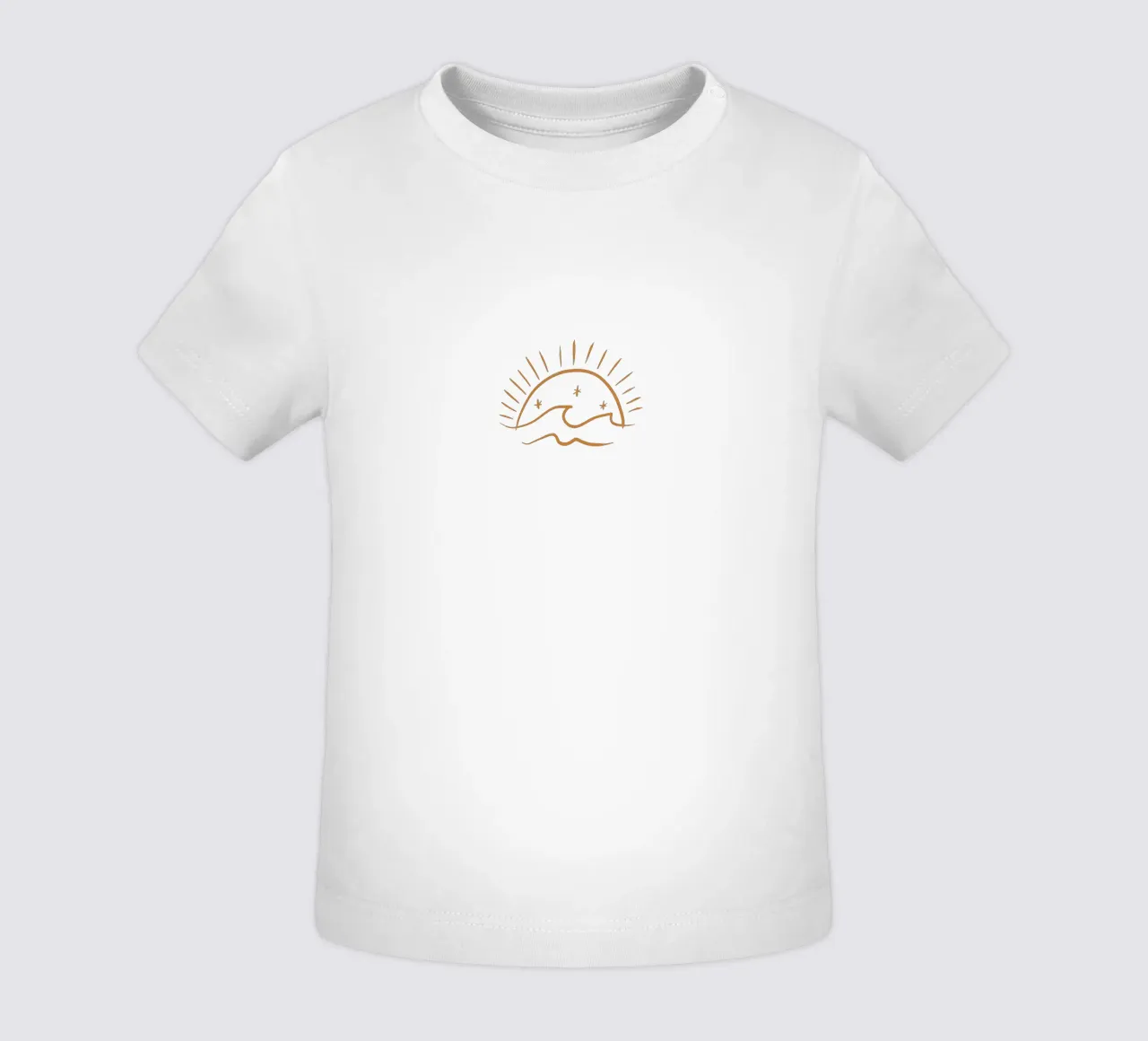 Summer Line No 04 (Without Background) maglietta neonato da treechild