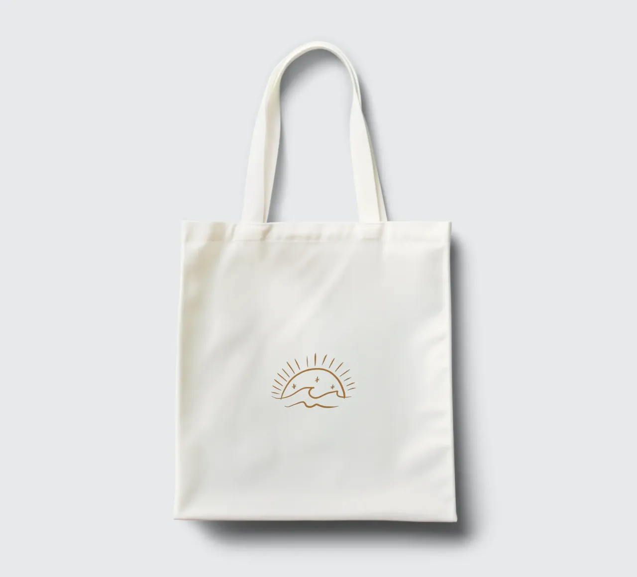 Summer Line No 04 (Without Background) borsa in juta da treechild
