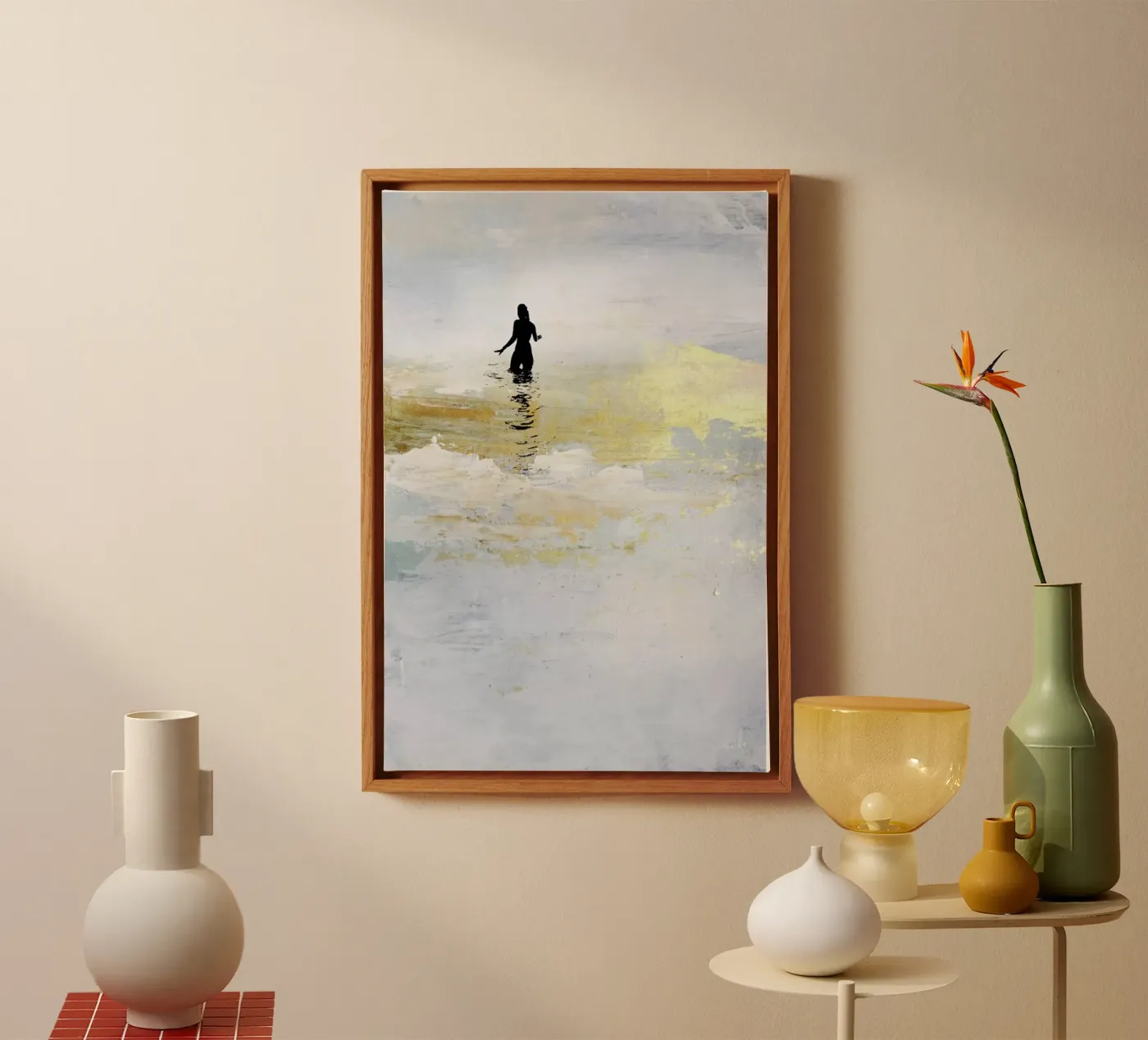 Sun Dip canvas van Dan Hobday