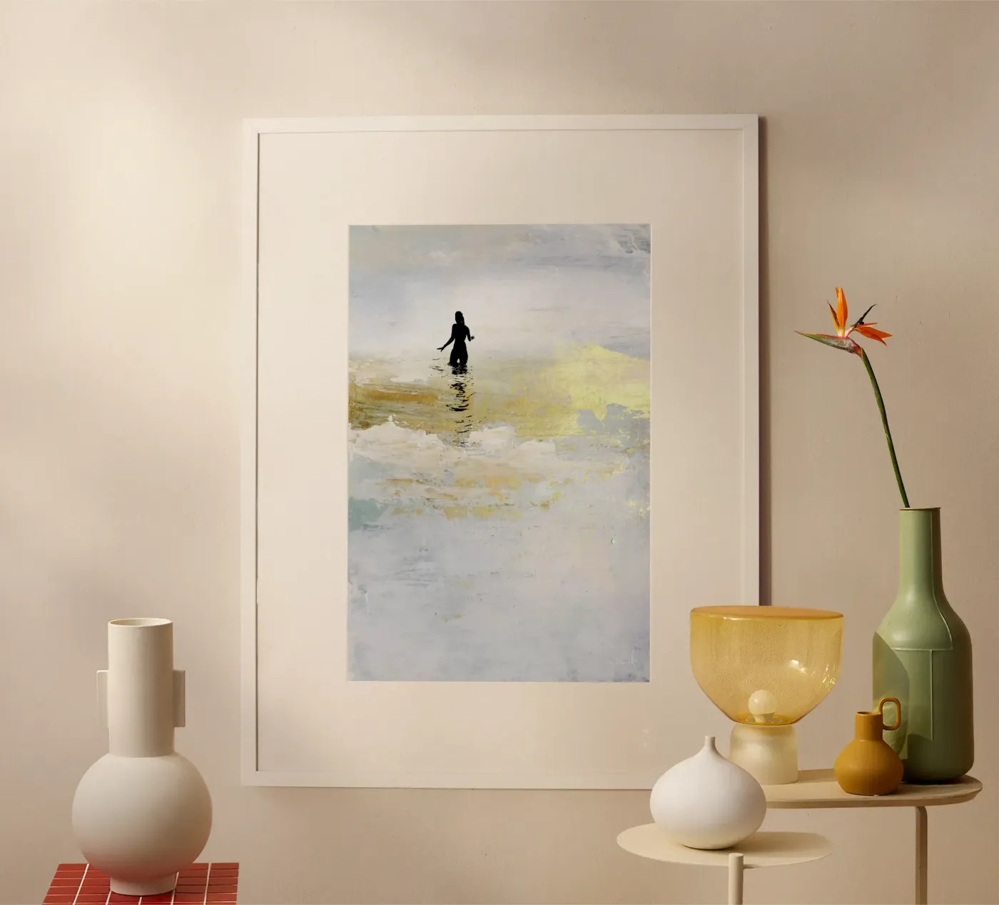 Sun Dip Poster von Dan Hobday