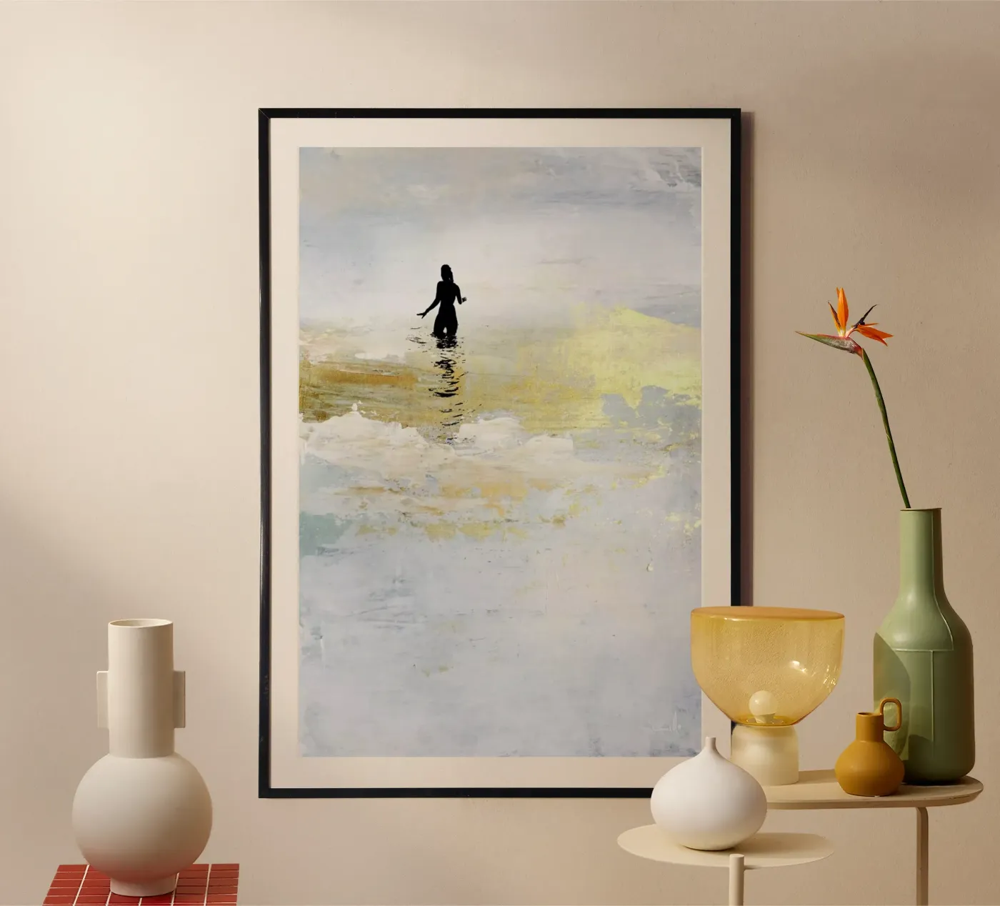 Sun Dip Poster von Dan Hobday