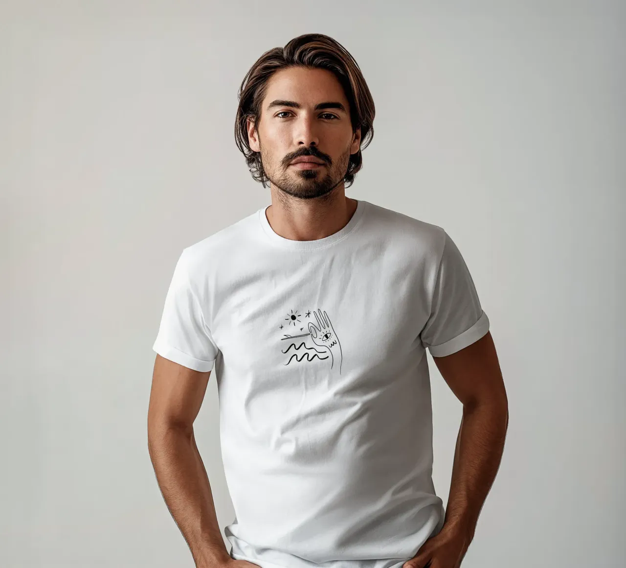 Summer Line No 05 (Without Background) t-shirt da treechild