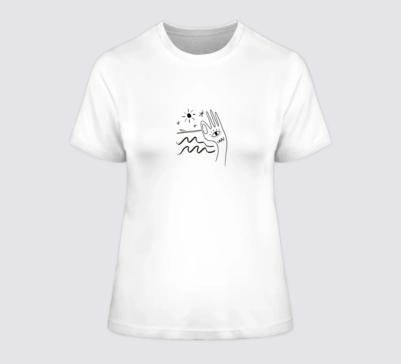 Summer Line No 05 (Without Background) t-shirt da donna da treechild