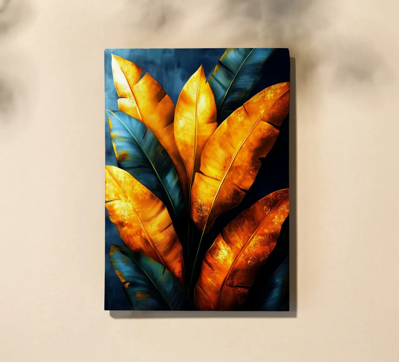 Banana leaves notebook by Justyna Jaszke JBJart