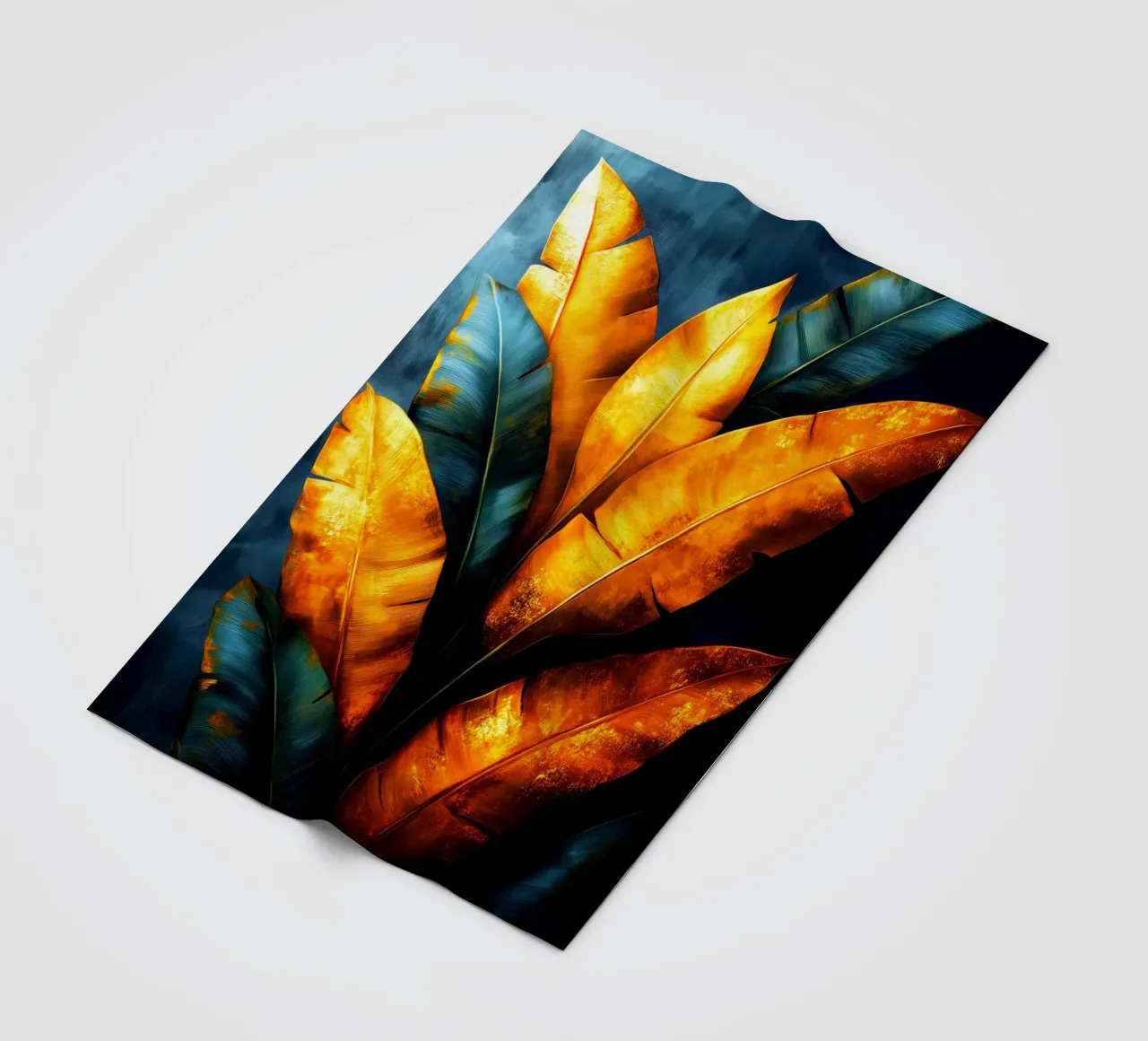 Foglie di banano coperta in pile da Justyna Jaszke JBJart