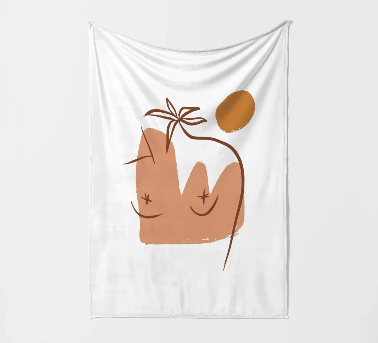 Summer Line No 06 (Without Background) coperta in pile da treechild
