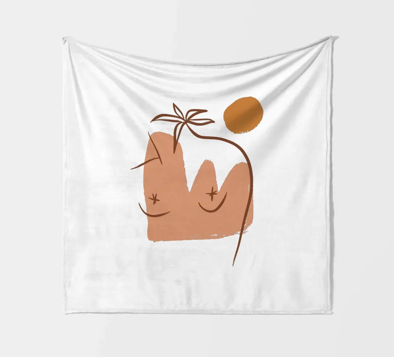 Summer Line No 06 (Without Background) coperta in pile da treechild