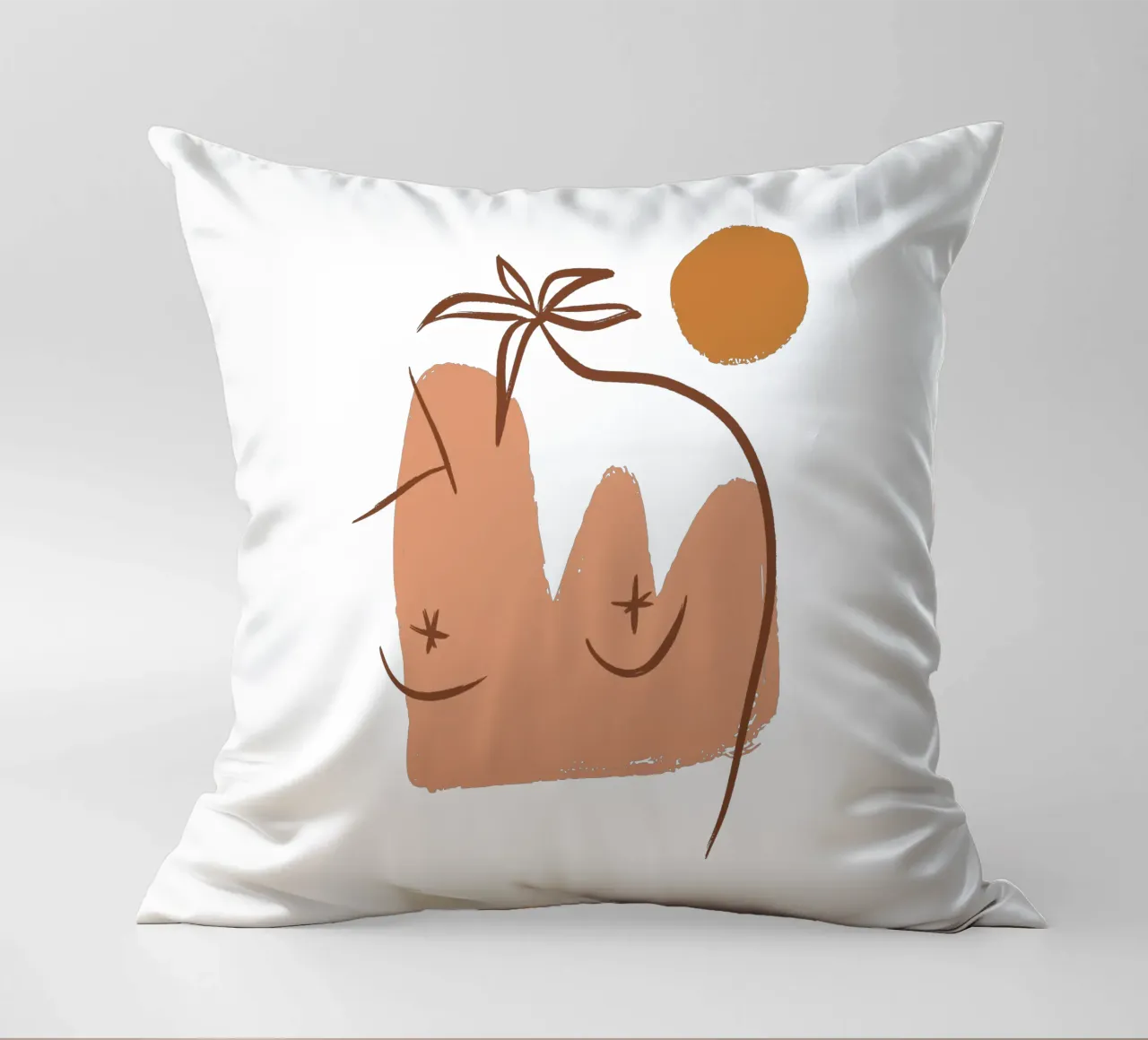 Summer Line No 06 (Without Background) cuscino da treechild