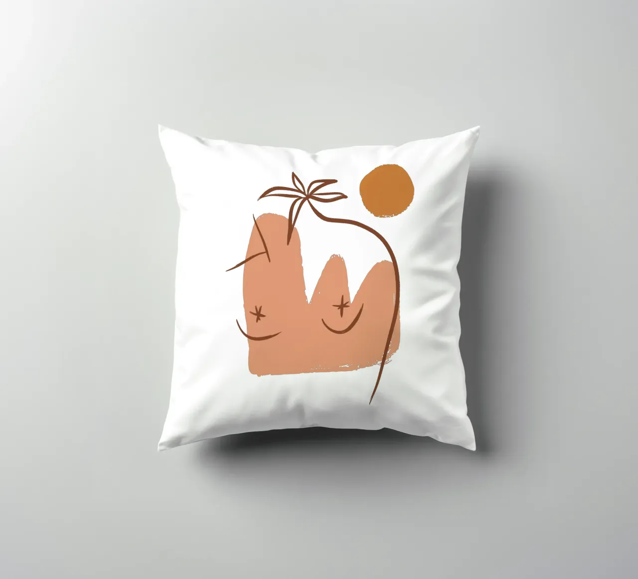 Summer Line No 06 (Without Background) cuscino da treechild