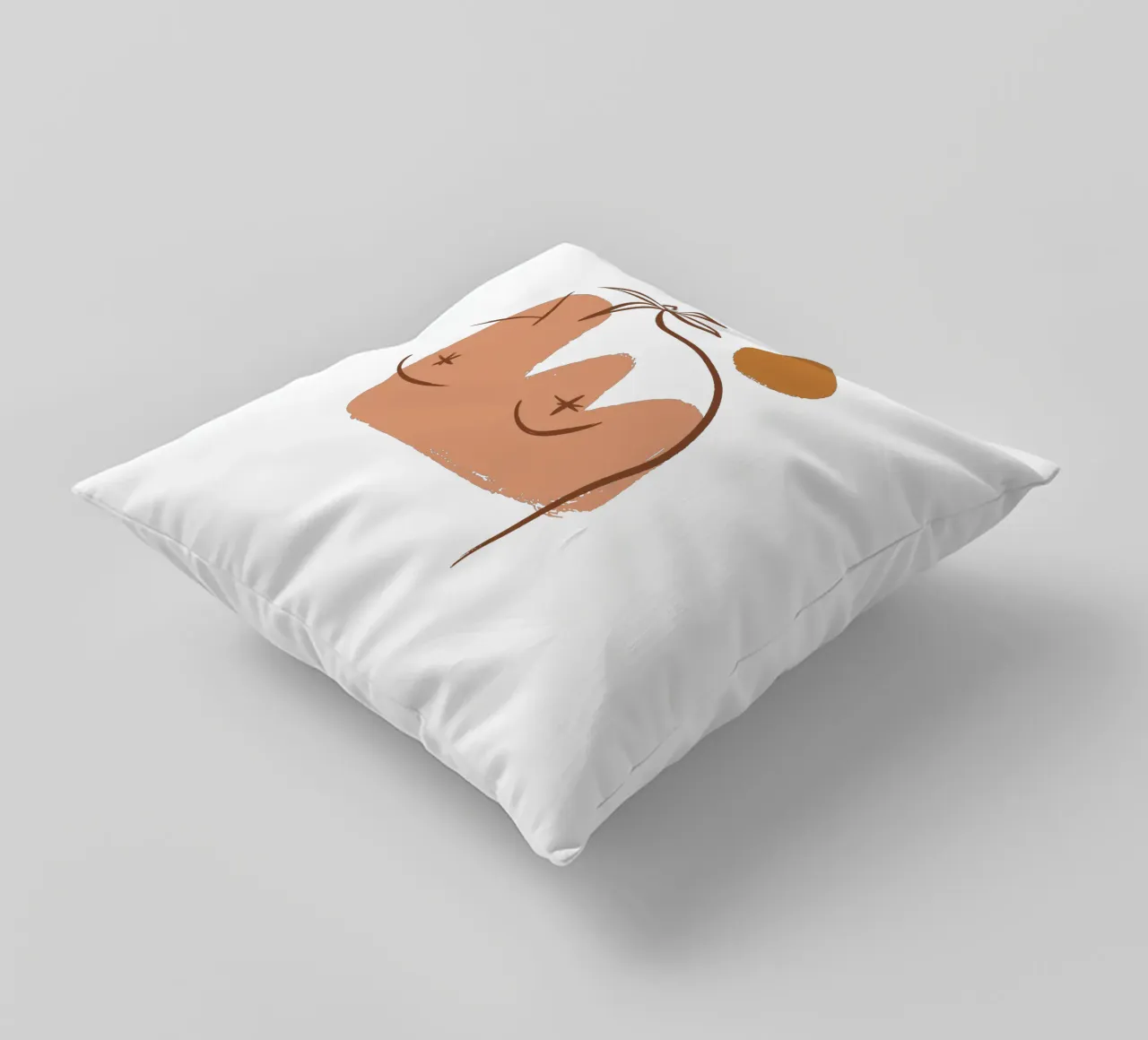 Summer Line No 06 (Without Background) cuscino da treechild