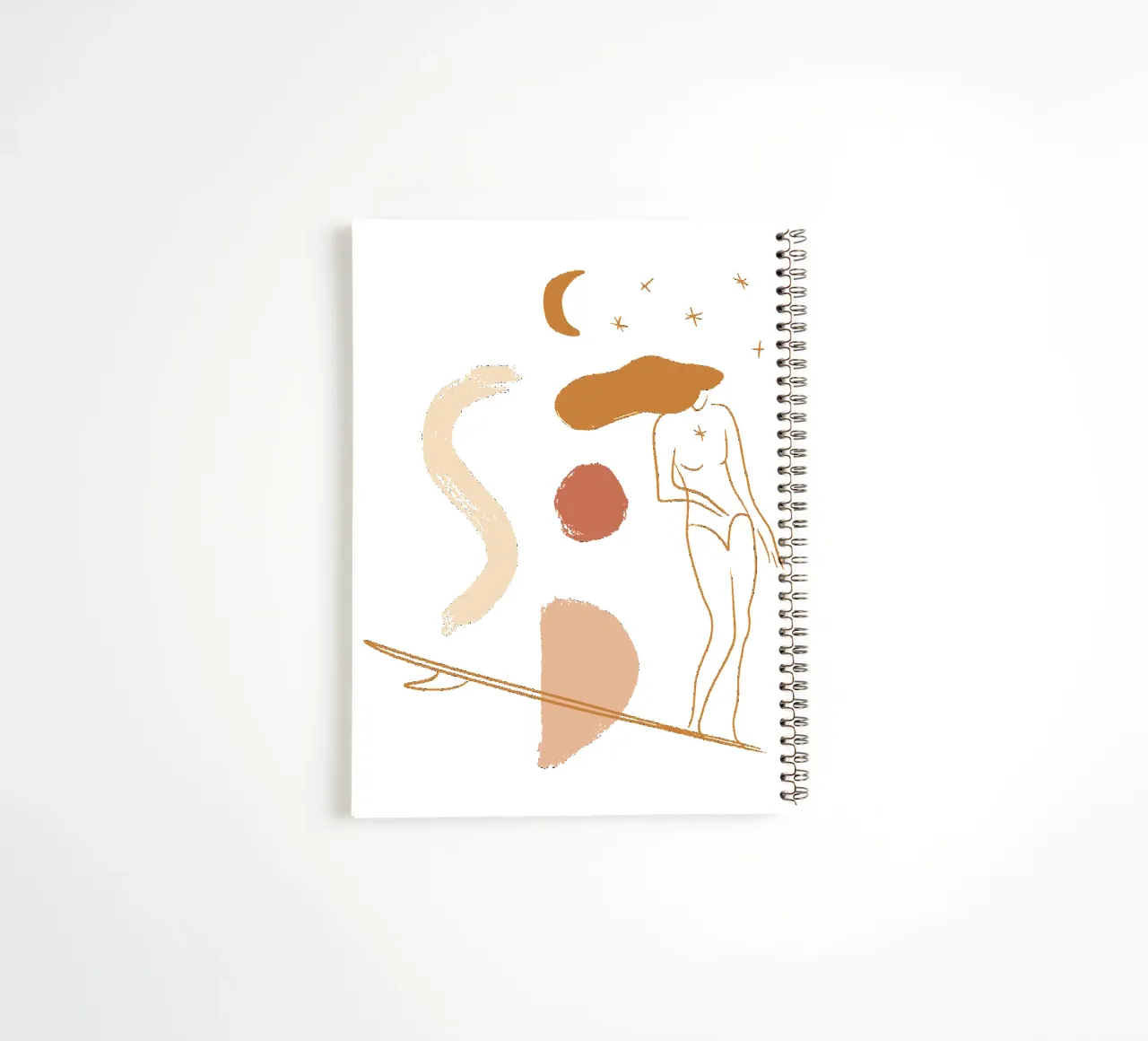 Summer Line No 07 spiral notebook by treechild