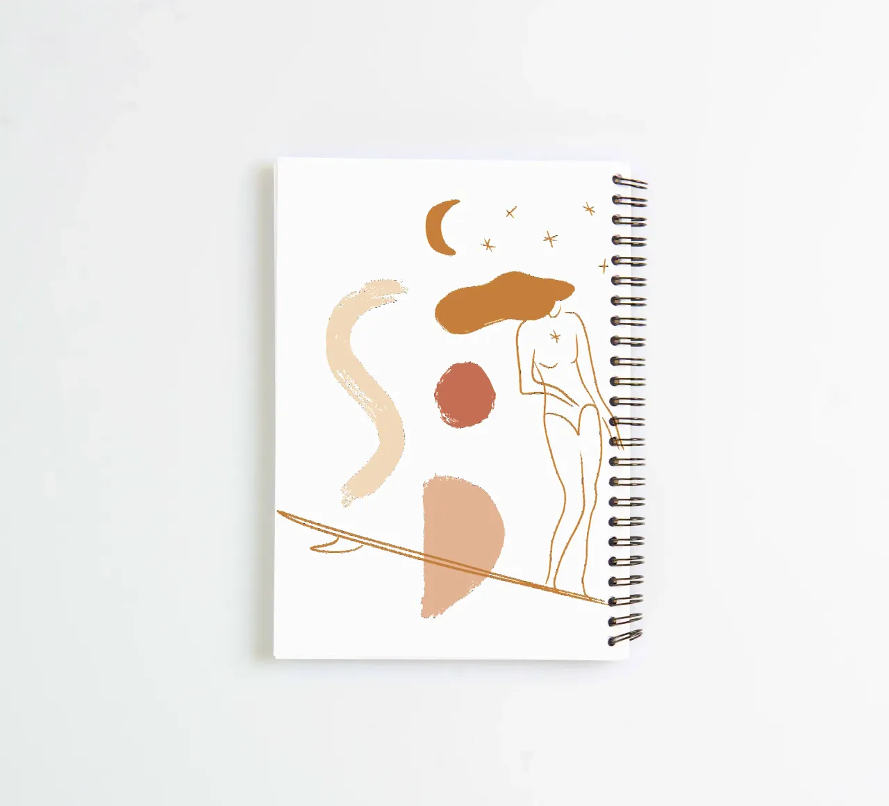 Summer Line No 07 spiral notebook by treechild