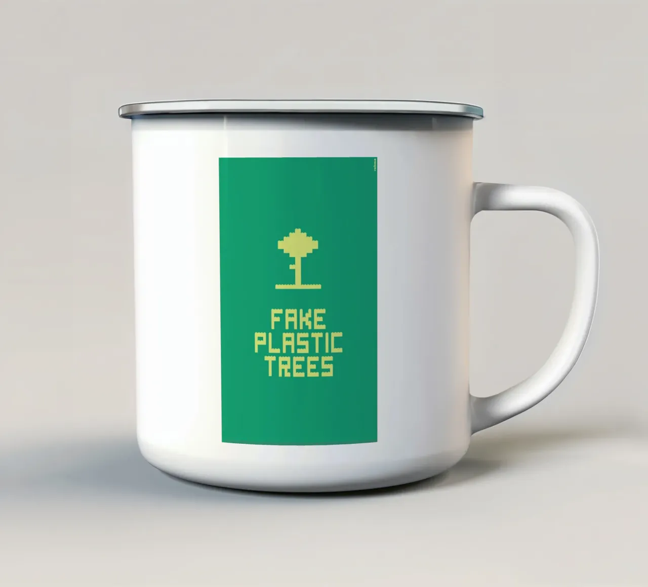 Fake Plastic Tree tazza in smalto da Rahma Projekt