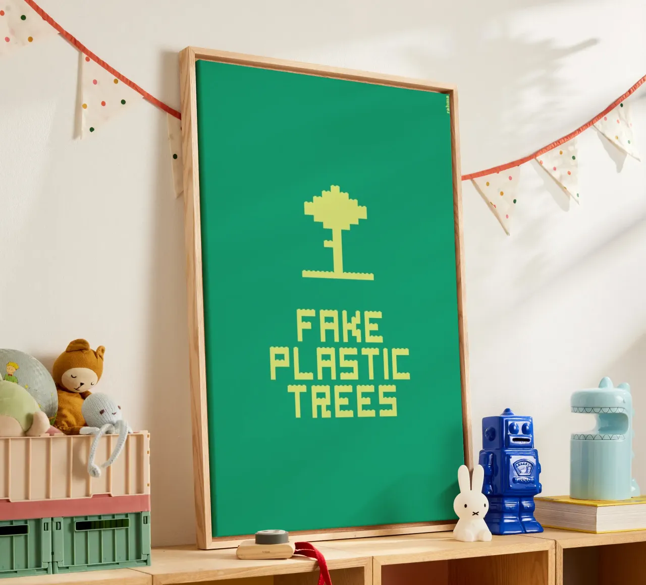 Fake Plastic Tree tela con Cornice a cassetta da Rahma Projekt