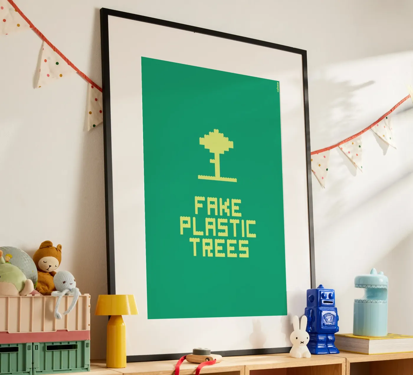 Fake Plastic Tree poster van Rahma Projekt