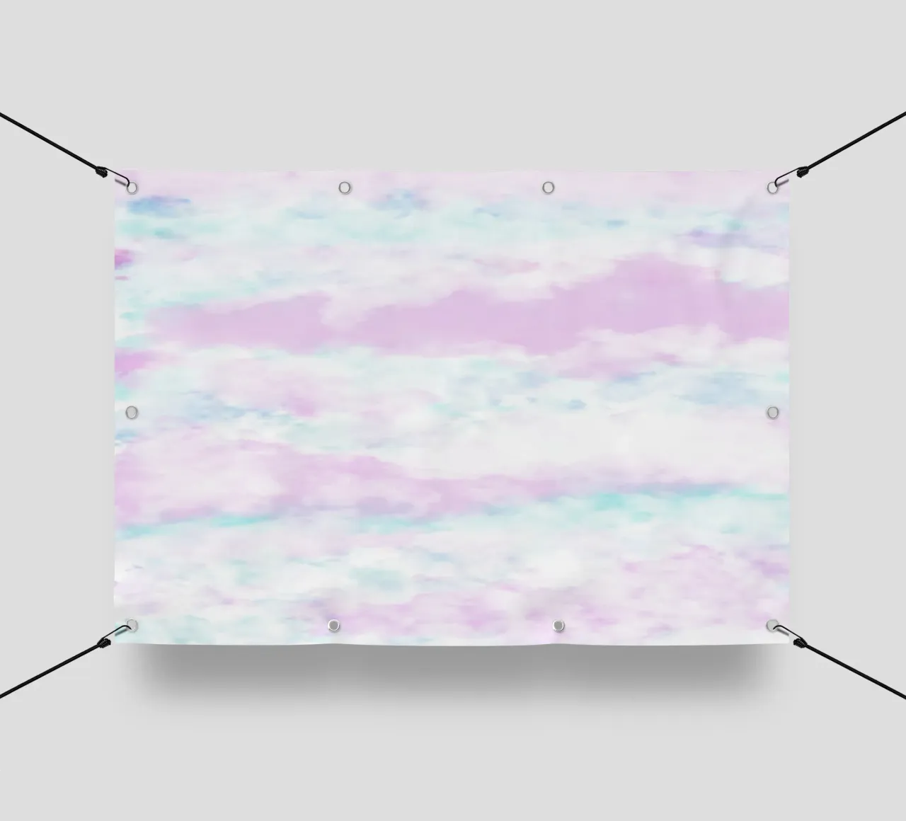 head in the clouds. telo in pvc da FRICKE DESIGN