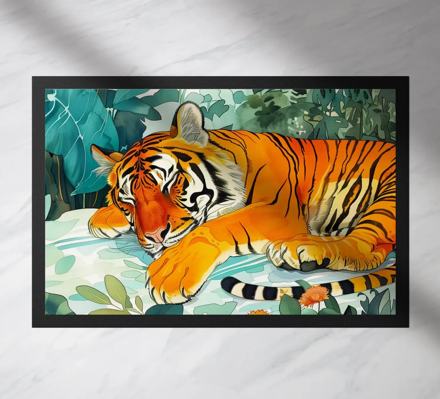 Tigre addormentata zerbino da Justyna Jaszke JBJart