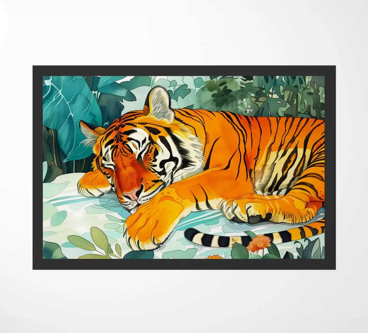 Tigre addormentata zerbino da Justyna Jaszke JBJart