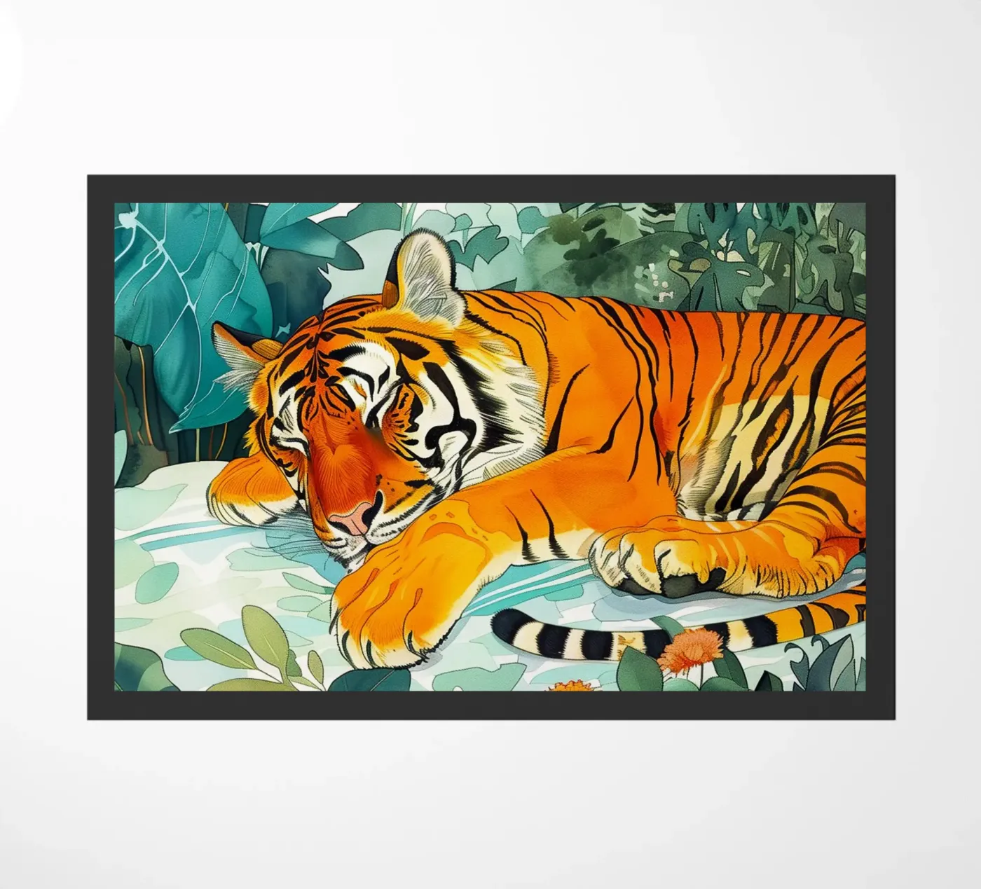 Tigre addormentata zerbino da Justyna Jaszke JBJart