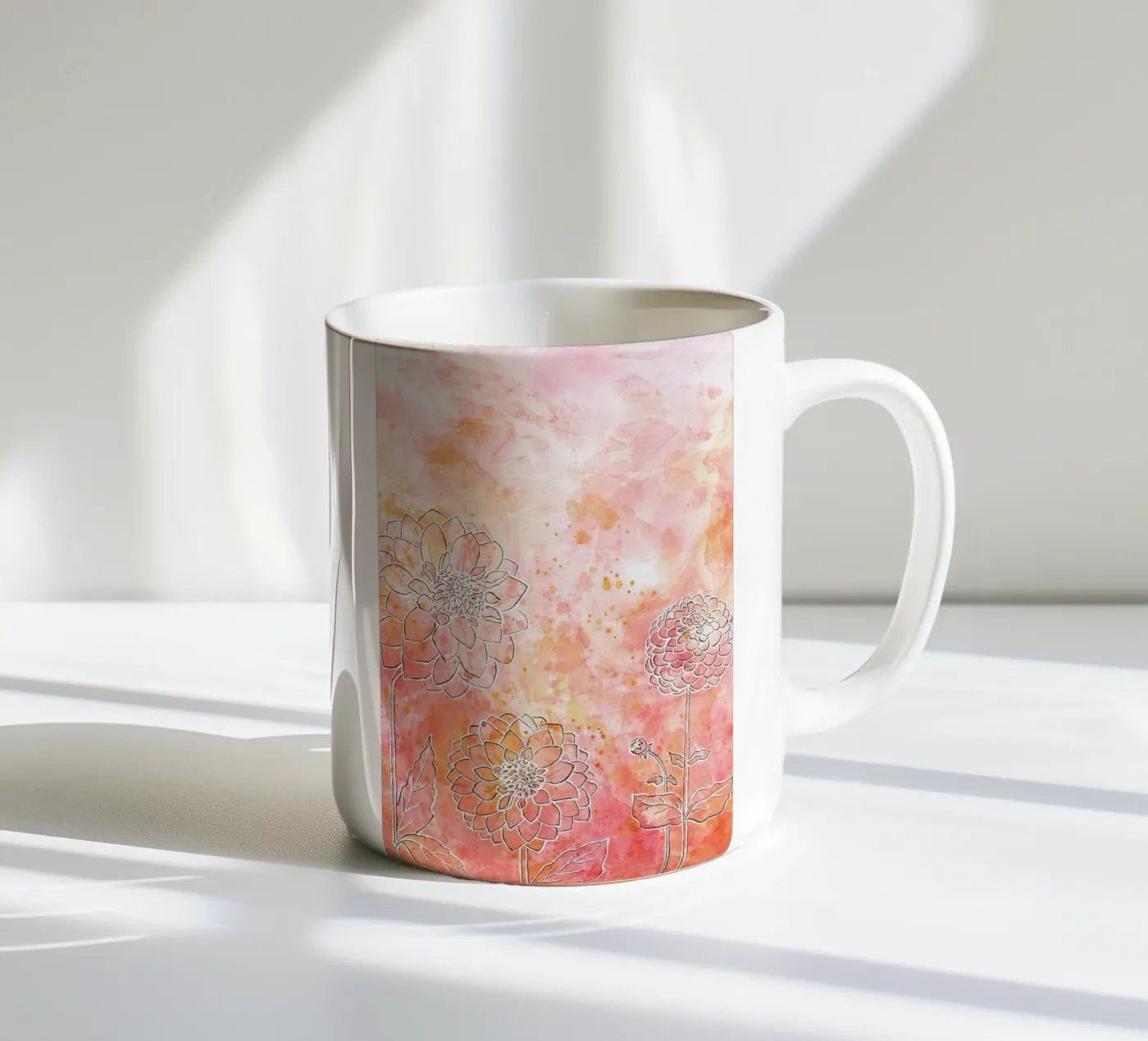Dahlia ceramic mug by Ctoft