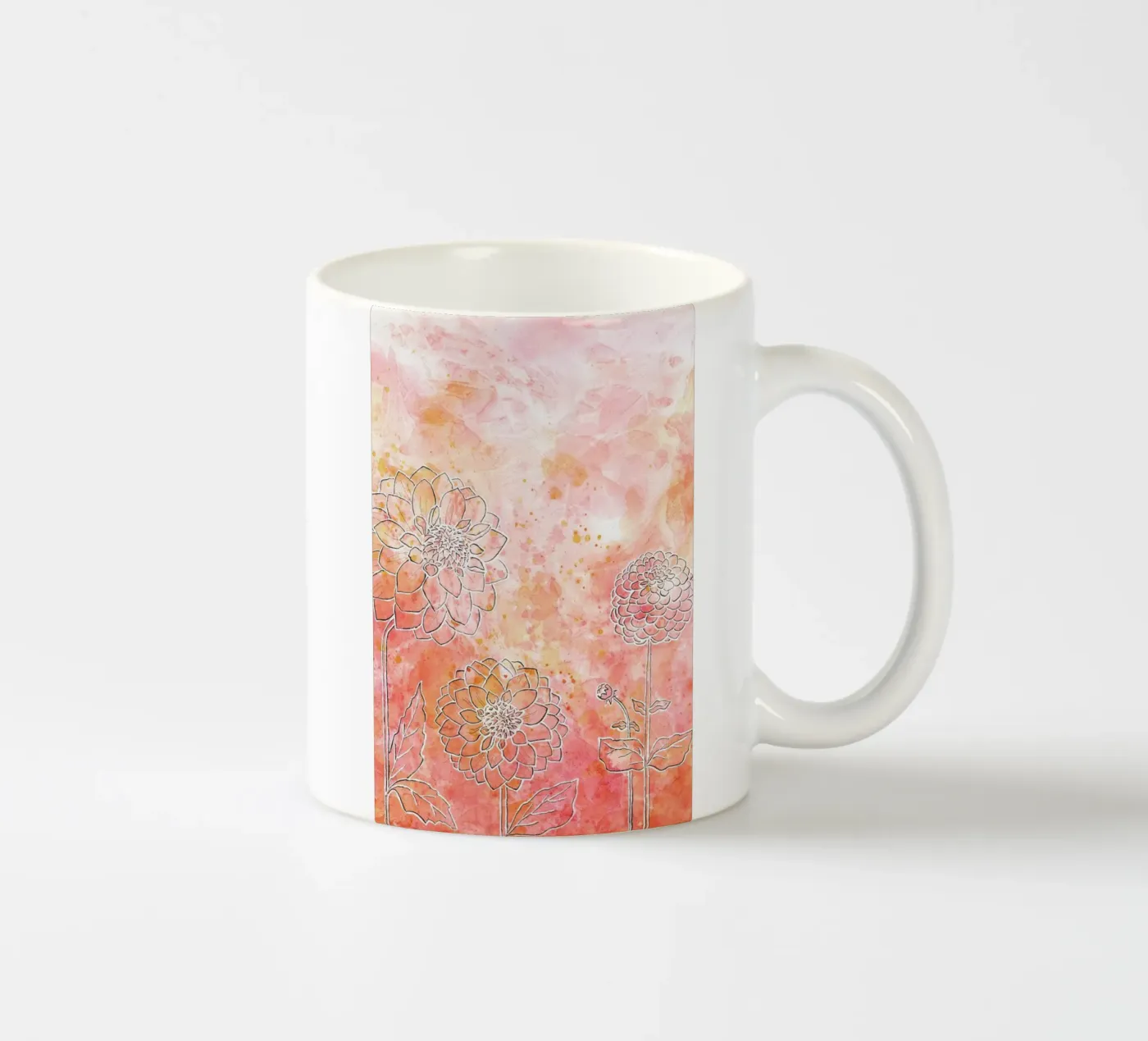 Dahlia ceramic mug by Ctoft
