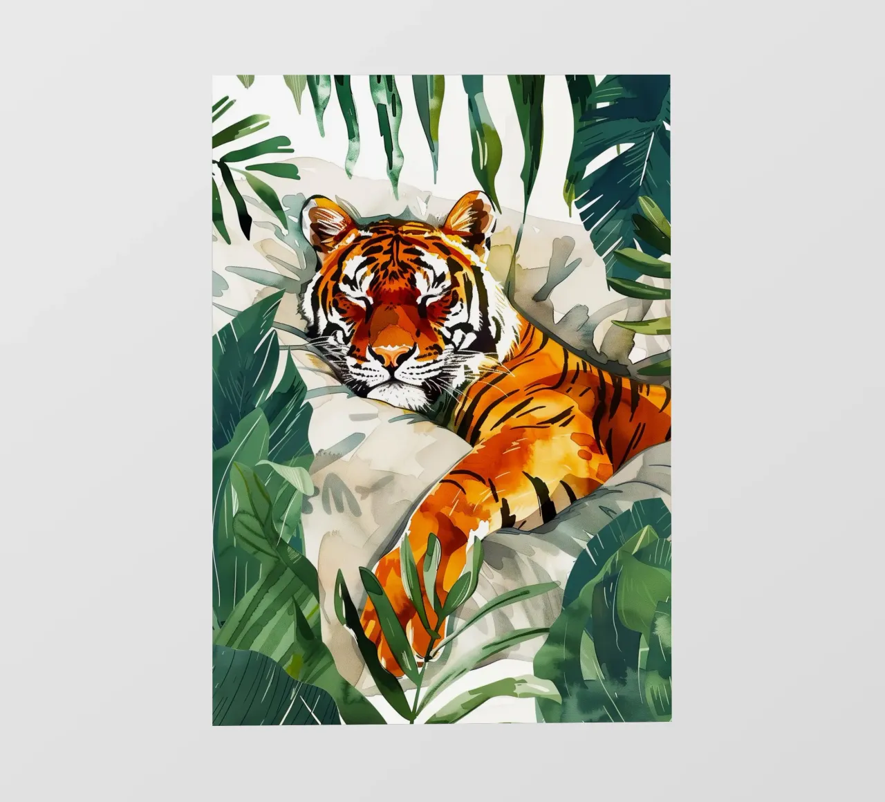 Tigre addormentata telo in pvc da Justyna Jaszke JBJart