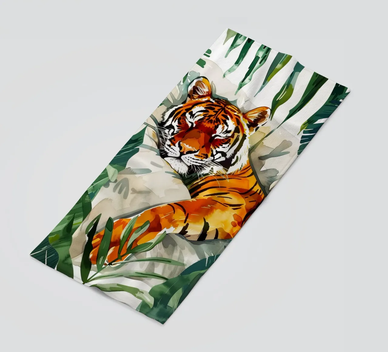 Tigre addormentata telo mare da Justyna Jaszke JBJart