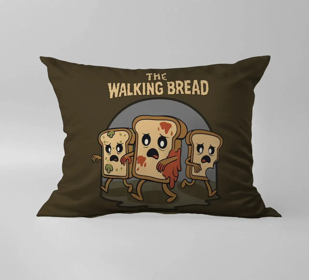 Il pane che cammina cuscino da Loobs