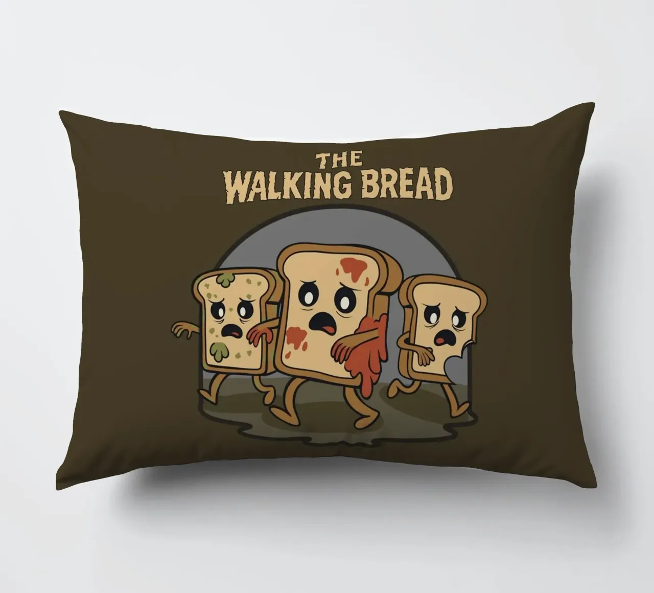 Il pane che cammina cuscino da Loobs