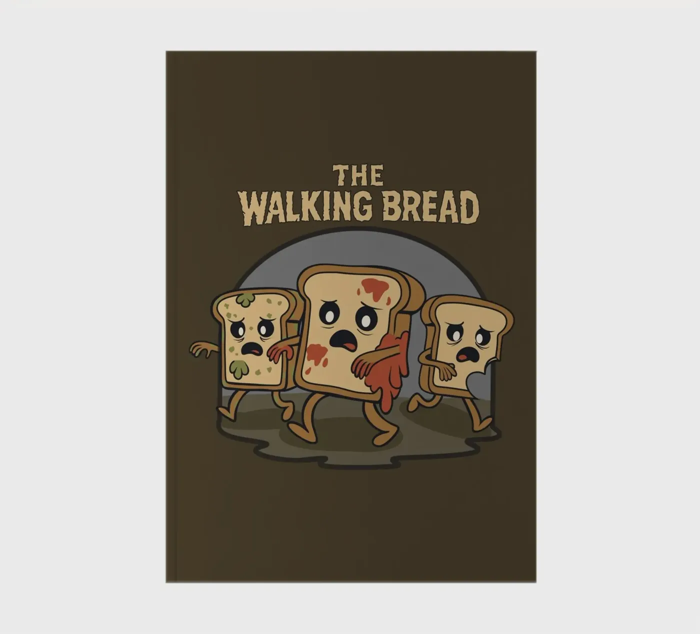 The Walking Bread notebook by Loobs