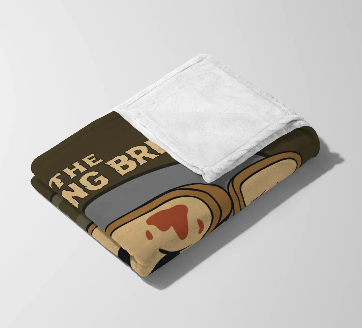 The Walking Bread fleece blanket by Loobs