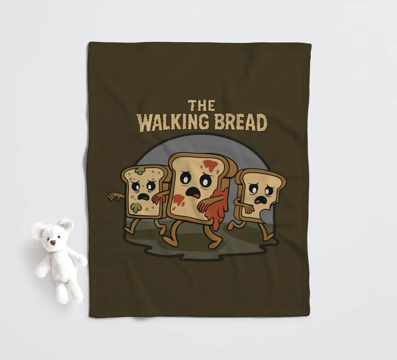 Il pane che cammina coperta in pile da Loobs